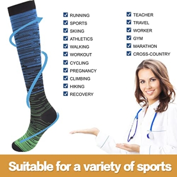 Comfortable Compression Socks for All-Day Wear and Recovery