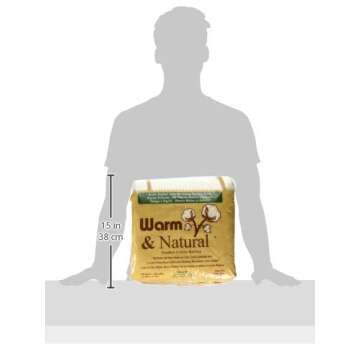 Warm Company Warm Company Warm & Natural Cotton Batting Queen Size 90"X108" 2341