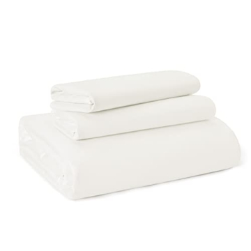 Bedsure Duvet Cover Queen Size Soft Double Brushed White