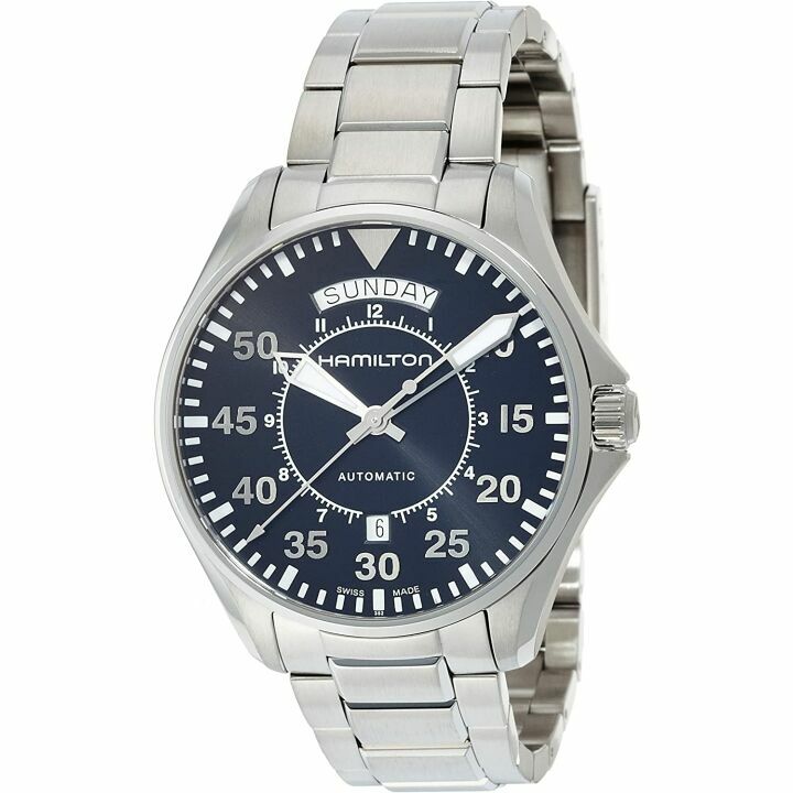 Hamilton Khaki Aviation Silver-Toned Automatic Dress Watch