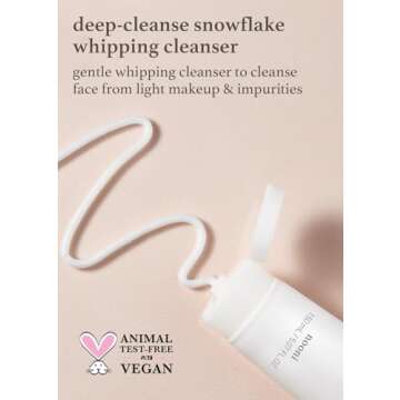 NOONI Face Cleansing - Snowflake Whipping Cleanser | Korean Glass Skin Care, Kbeauty, Facial Wash, R...
