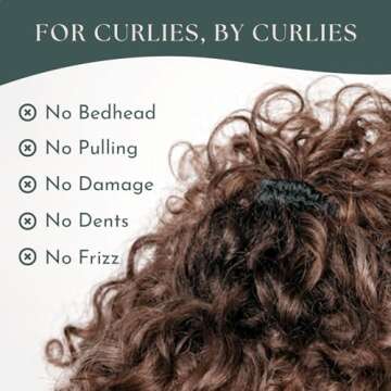 Authentic Mulberry Silk Scrunchies for Women, Anti Breakage Hair Ties for Curly Thick & Thin Hair, No Dent, No Pull, 100% Silk for Buns, Ponytail Holders & Sleeping, Onyx Black Color (1xl-4x skinny)