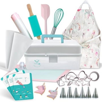 Tovla Jr. Kids Baking Gift Set - Unicorn Themed Fun