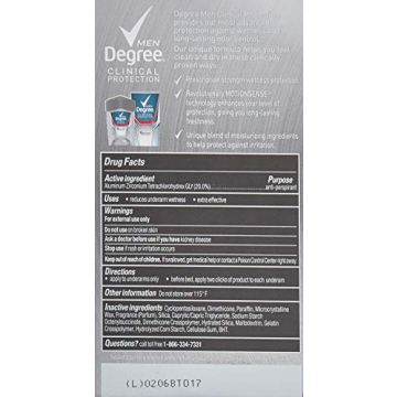 Degree Men Clinical Strength Antiperspirant 3-Pack