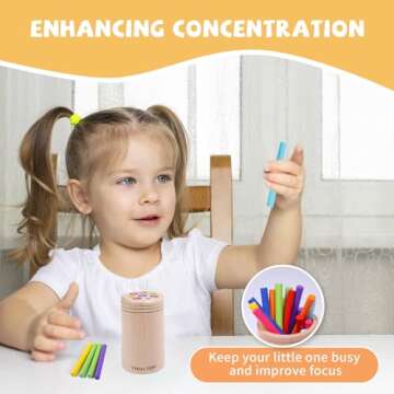 YHHYTOY Montessori Toys for 1+ Year Old, Toddler 18 Month Old Toys Color Sorting Preschool Learning Activities, Fine Motor Skills Sensory Toys for Toddlers 1-3, 1 2 3 Year Old Girl Boy Baby Gifts