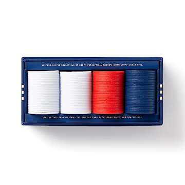 Brass Monkey Raise The Stakes – Classic Poker Starter Game Set with 100 Poker Chips Dealer Marker and Designed Deck of Cards, Suitable for 2+ Players, Great for Beginners!