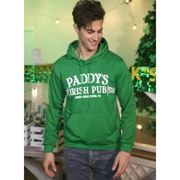 Arvilhill Men's Comfortable St. Patrick's Day Hoodie