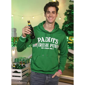 Arvilhill Men's Comfortable St. Patrick's Day Hoodie