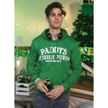Arvilhill Men's Comfortable St. Patrick's Day Hoodie