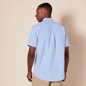 Amazon Essentials Regular-Fit Short Sleeve Oxford Shirt