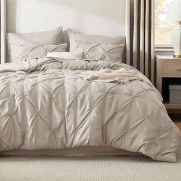 Explore Bedsure California King 7-Piece Comforter Set