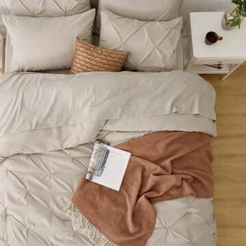 Explore Bedsure California King 7-Piece Comforter Set