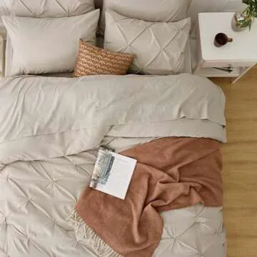 Explore Bedsure California King 7-Piece Comforter Set