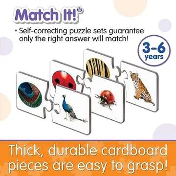 The Learning Journey: Match It! - Spot Me - Memory Games for Kids 3 and Up - 30 Self-Correcting Puzzle Sets - Award Winning Toys