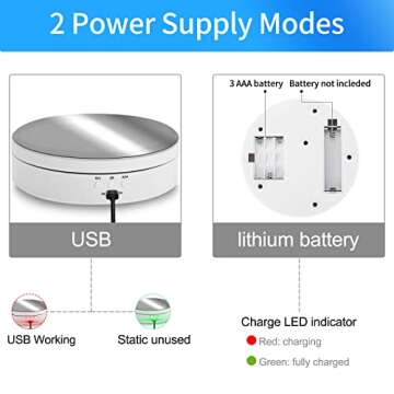 Foleto 360 Degree Motorized Display Stand for Photography
