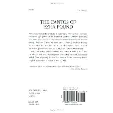 The Cantos of Ezra Pound: A Literary Masterpiece in New Directions Paperback
