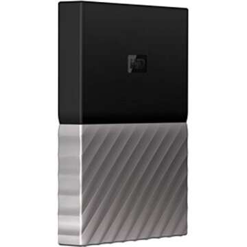 WD 2TB My Passport Ultra Portable External Hard Drive - USB 3.0 - Black-Gray - WDBTLG0020BGY-WESN (O...