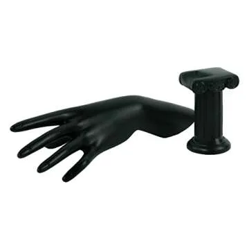 Papinimo Set of 2 Resin Jewelry Mannequin Bust Set Necklace Display Hand Mannquin Ring Holder Earring Pendant Chain Display Stand Model Holder for Shows Selling Home Decor