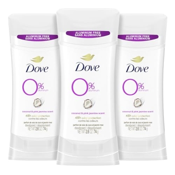 Dove Aluminum Free Deodorant 24Hr Protection Coconut Jasmine