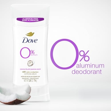 Dove Aluminum Free Deodorant 24Hr Protection Coconut Jasmine