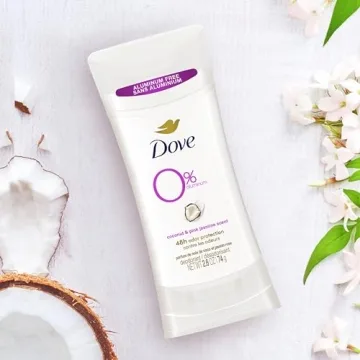 Dove Aluminum Free Deodorant 24Hr Protection Coconut Jasmine
