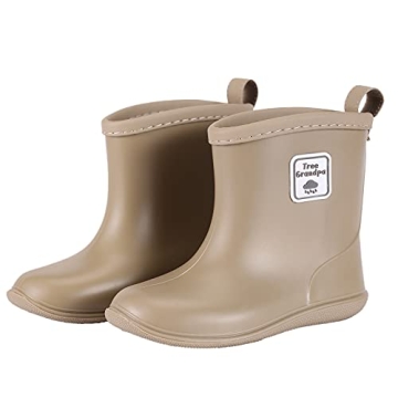 Tree Grandpa Toddler Rain Boots - Adorable, Lightweight, and Waterproof!