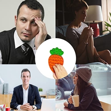 JoFAN Easter Fidget Sensory Pop Toys for Kids 4 Pack