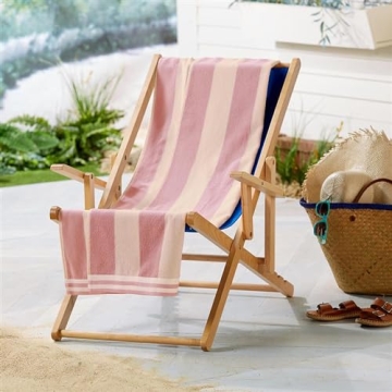 Great Bay Home 100% Cotton Oversized Beach Towels Set