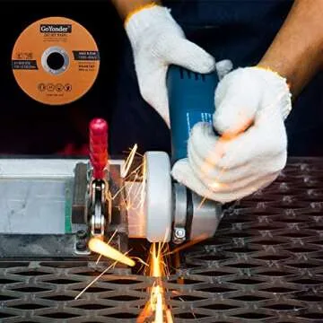 GoYonder 50 Pack 4.5" Cutting Wheel for Metal,Stainless and Steel 4-1/2" x 0.045 x 7/8-Inch Ultra Thin Cut-Off Wheel for Angle Grinders