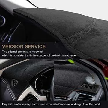 SPEEDWOW Dashboard Dash Board Cover Mat for Toyota RAV4 (2019-2024)