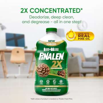 PINALEN 2X Multipurpose Cleaner - Fresh Pine Scent (108 fl oz)