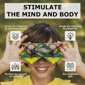 SHASHIBO Shape Shifting Box - Award-Winning Fidget Cube