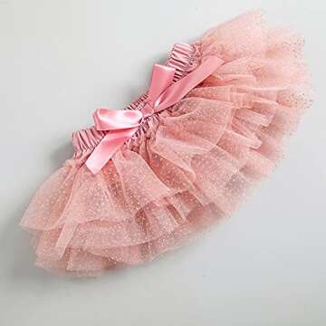 CIYCUIT Baby Girl First Birthday Outfit Lace Tutu Skirt Set One Year Old Birthday Cake Smash Outfit 9-12 Months