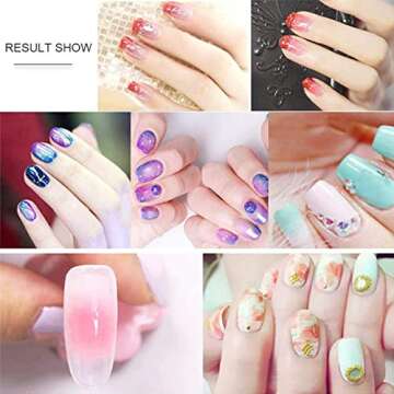 5 Pcs Nail Dotting Painting Drawing Pen,UV Gel Painting Nail Art Design Brush Pen Set,Metal Diamond Acrylic Rhinestone Handle,Nail Art Liner Brushes