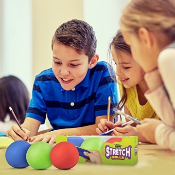 YoYa Toys 3-Pack Pull Stretch Squeeze Stress Balls for Anxiety Relief