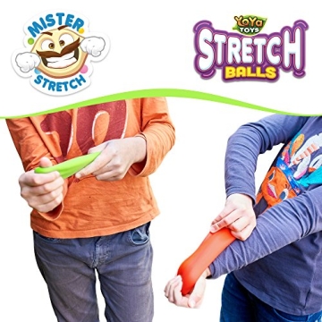 YoYa Toys 3-Pack Pull Stretch Squeeze Stress Balls for Anxiety Relief