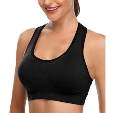 Padded Strappy Sports Bras for Women - Fitness Activewear