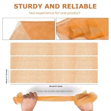 Exfoliating African Net Bath Sponge for All Skin Types