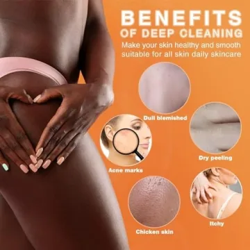 Exfoliating African Net Bath Sponge for All Skin Types