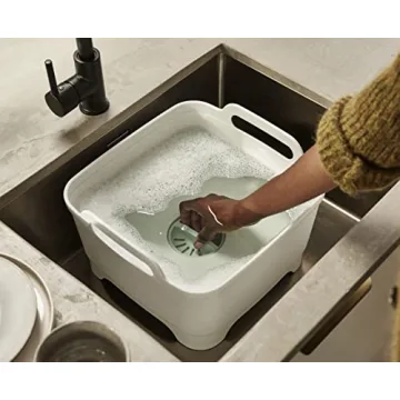 Joseph Joseph Wash&Drain Dish Tub Wash Basin for Efficient Cleaning