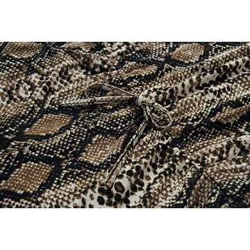 ANRABESS Women Summer Casual Rompers Sleeveless Print Short Jumpsuit Romper with Pockets A209zongshewen-XL