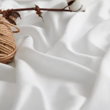 Jinchan Linen Blend White Curtains for Modern Living Spaces