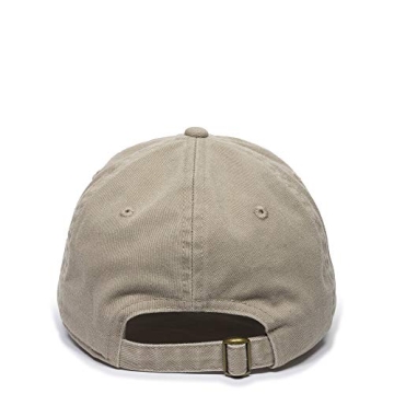 Outdoor Cap Standard Mountain dad hat-Unstructured Soft Cotton Cap, Khaki, One Size