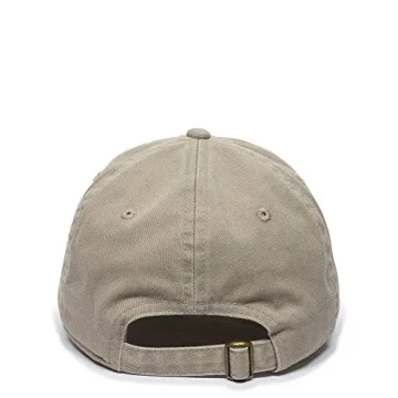 Outdoor Cap Standard Mountain dad hat-Unstructured Soft Cotton Cap, Khaki, One Size