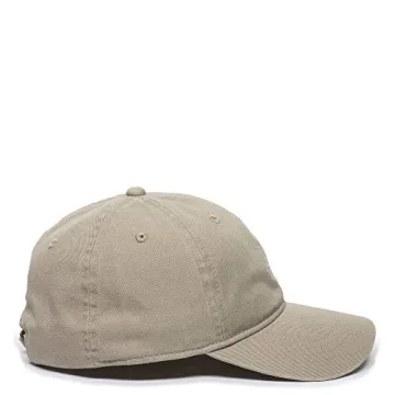Outdoor Cap Standard Mountain dad hat-Unstructured Soft Cotton Cap, Khaki, One Size