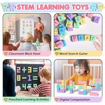 Apluses 32pcs Magnetic Blocks for Creative Kids