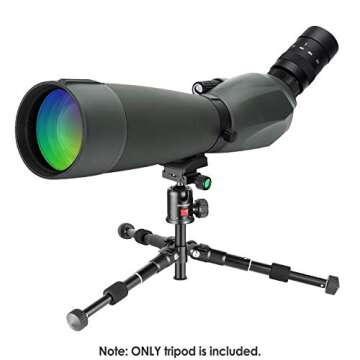 NEEWER 20 inch Mini Tripod for Camera with 360° Ball Head, 1/4" Arca Type Quick Release Plate and Carrying Bag, Compact Desktop Tripod for DSLR Camera, Video Camcorder up to 11lb/5kg