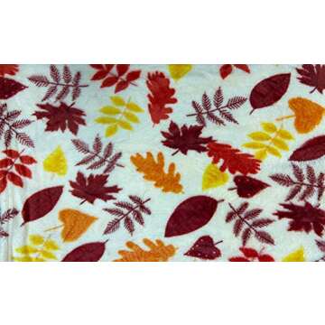 Autumn Harvest Microplush Throw Blanket for Cozy Living