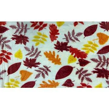 Autumn Harvest Microplush Throw Blanket for Cozy Living