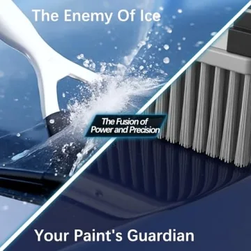 47.3" Extendable Ice Scraper and Snow Brush for All Vehicles